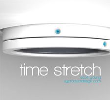 Time Stretch天花板时钟设计