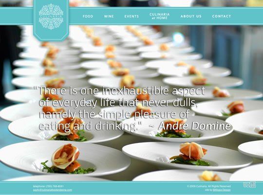 10个餐厅/食品网站设计欣赏