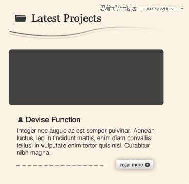 PS教程：PS制作专业优雅的网页设计模板