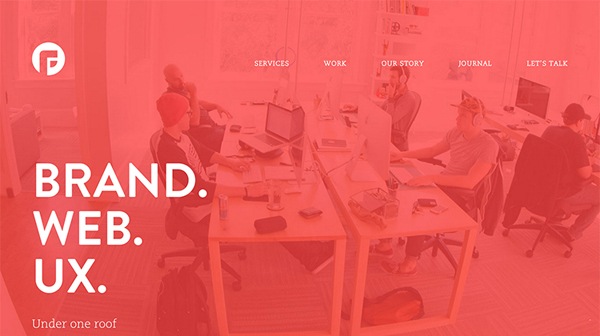 Focus Labs Flat Website Design