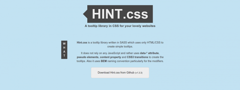 国庆第一波!20个方便实用的CSS3技术、库及实例