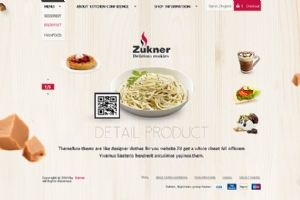 Zukner餐饮网站