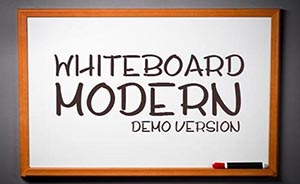 Whiteboard Modern Font