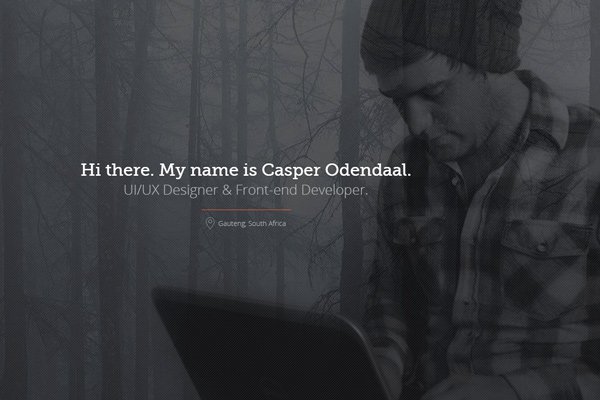 ui ux designer casper odendaal portfolio