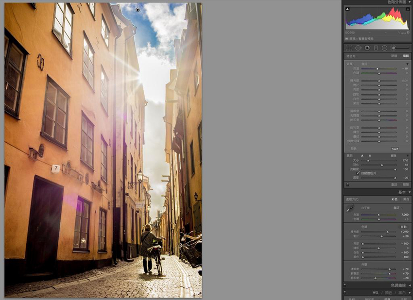 Photoshop把曝光不足照片变成电影大片结果,图趣网