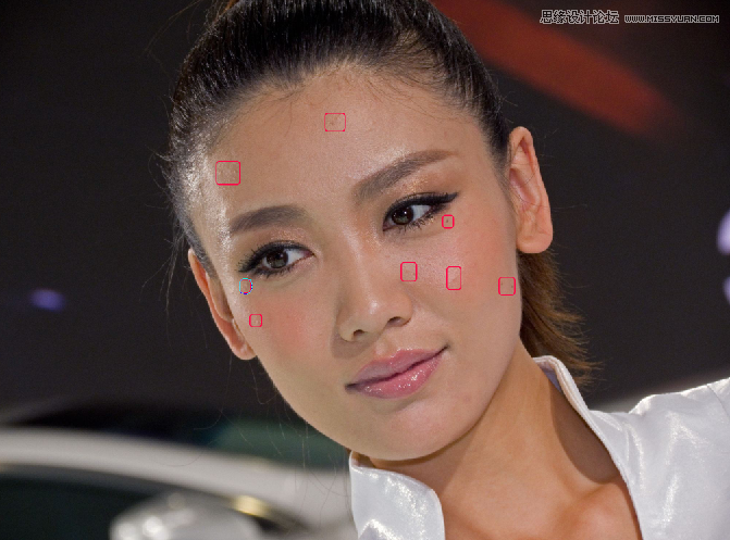 Photoshop快速的磨出有质感的人像皮肤,图趣网