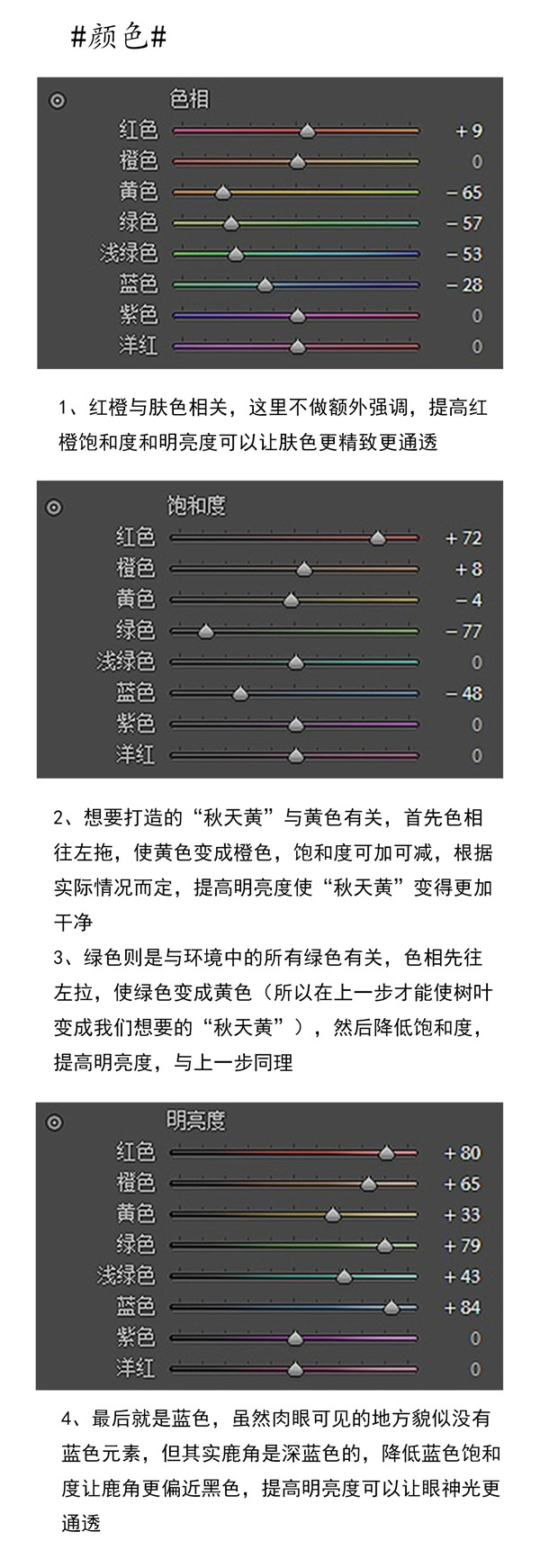 Photoshop调出森林人像唯美的秋季暖黄结果,破洛洛