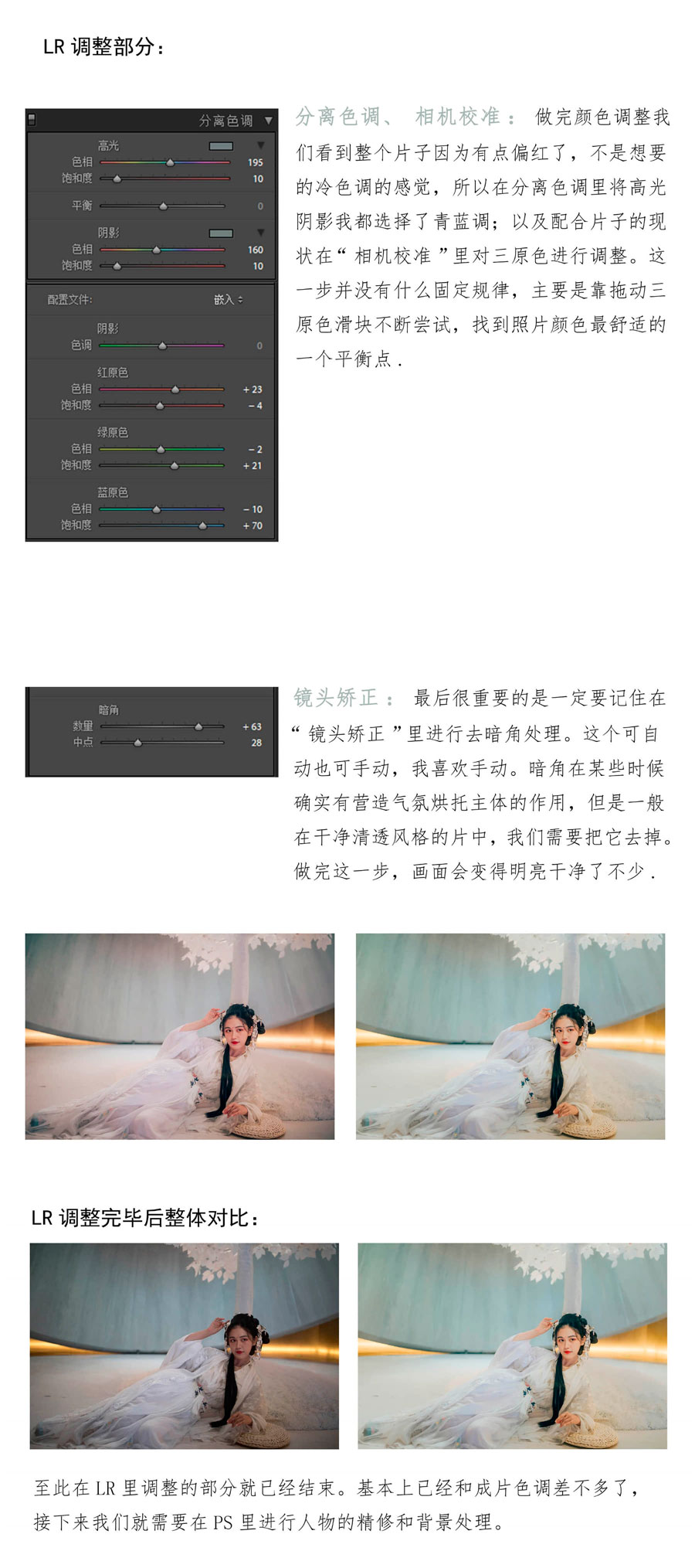 Photoshop调出曝光不足的人像唯美通透结果,破洛洛