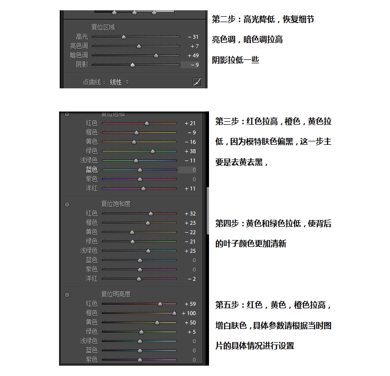 LR调出外景偏暗人像清新通透结果,破洛洛