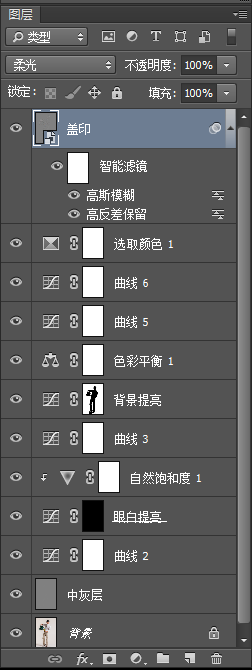 Photoshop制作金属质感的封面人像精修教程,破洛洛