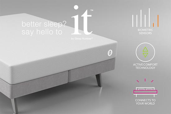 一张能监控睡眠的智能滚床单床垫